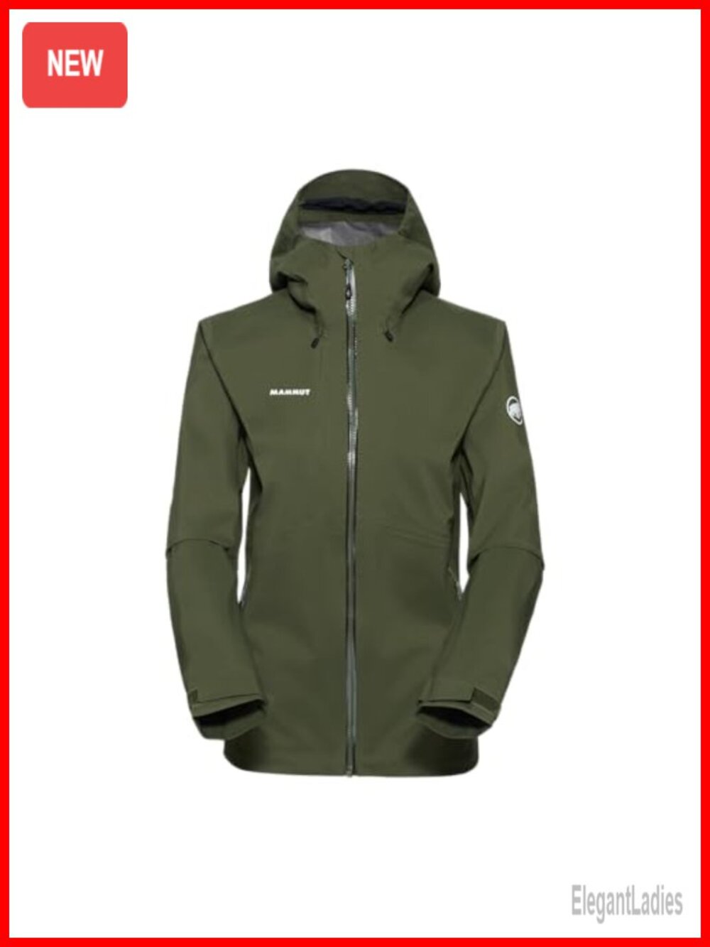 Womens Waterproof Hooded Hardshell Jacket Breathable Packable Rain Shell